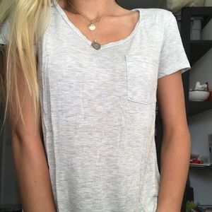 grey Banana Republic V-neck
